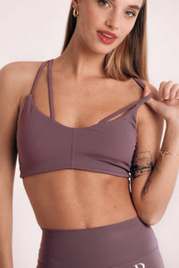 ESSENTIAL Adapt Fleck Sports Bra Mauve
