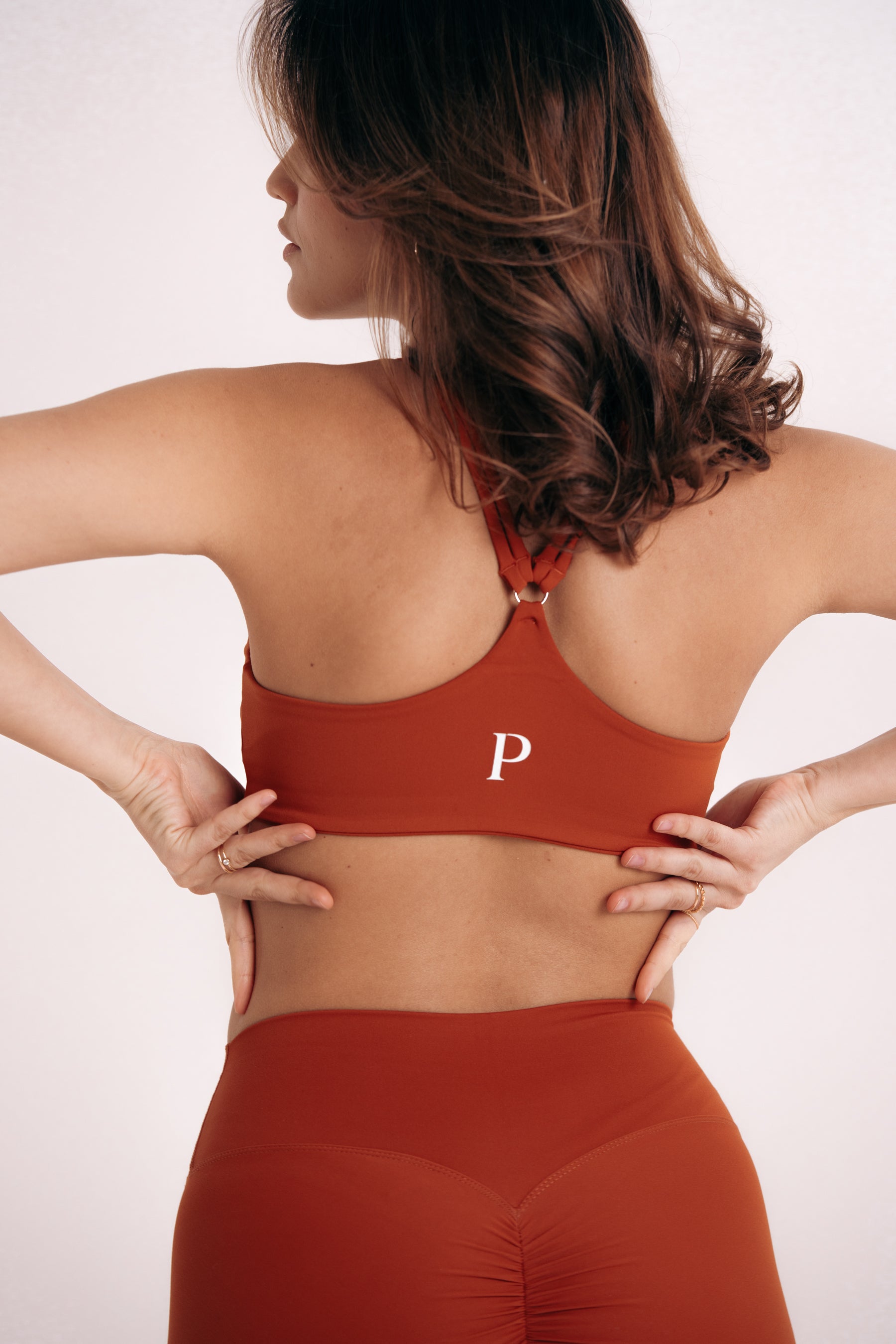 ESSENTIAL Adapt Fleck Sports Bra Orange
