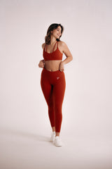 ESSENTIAL Adapt Fleck Sports Bra Orange