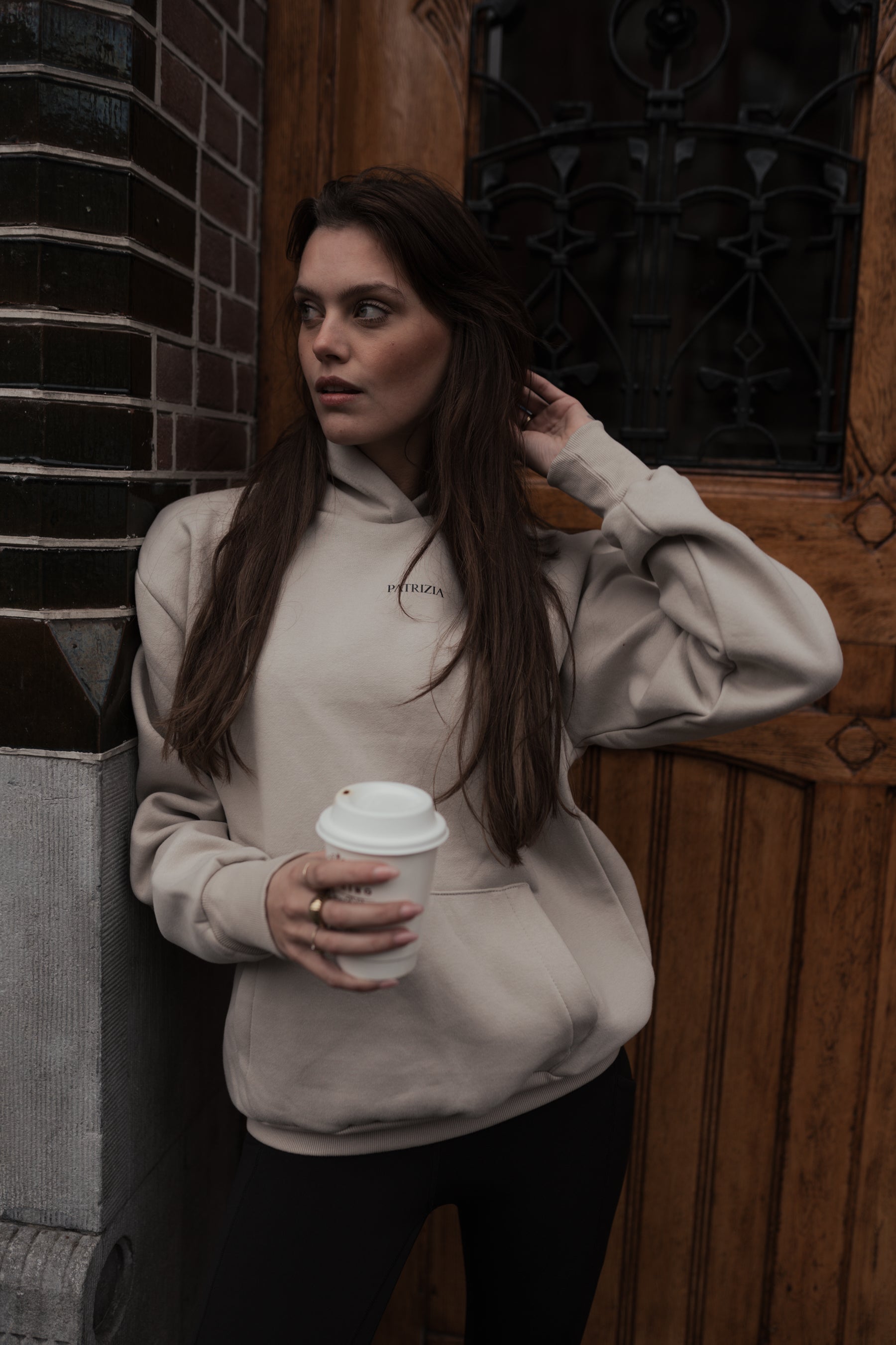 COMFORT Oversize Silver Mink  Hoodie