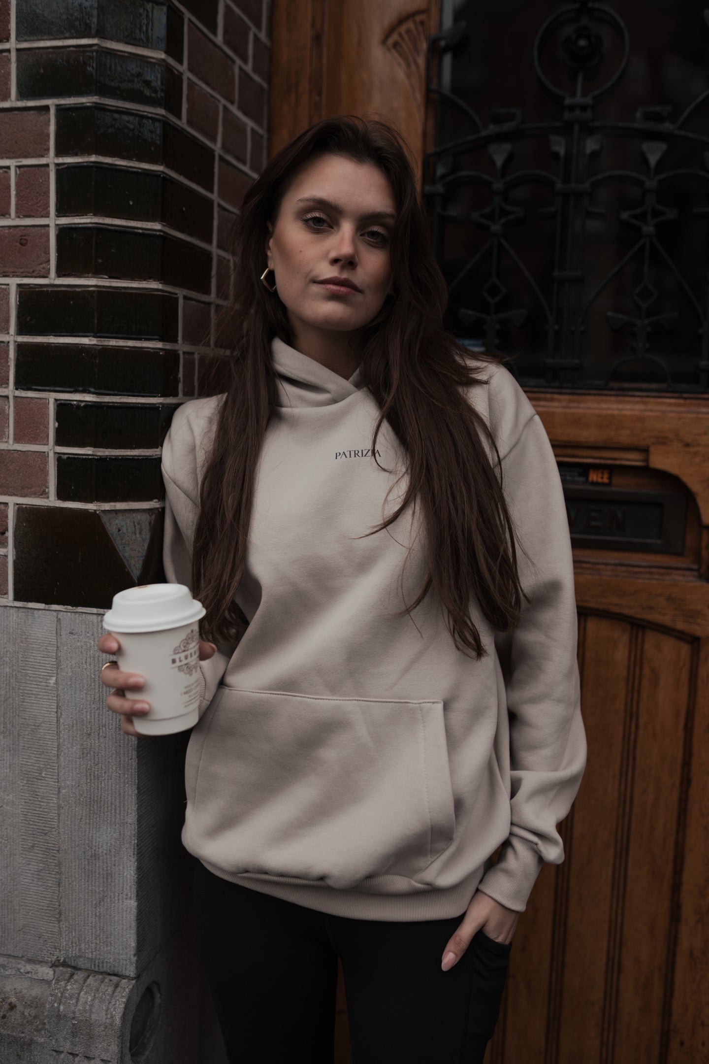 COMFORT Oversize Silver Mink  Hoodie